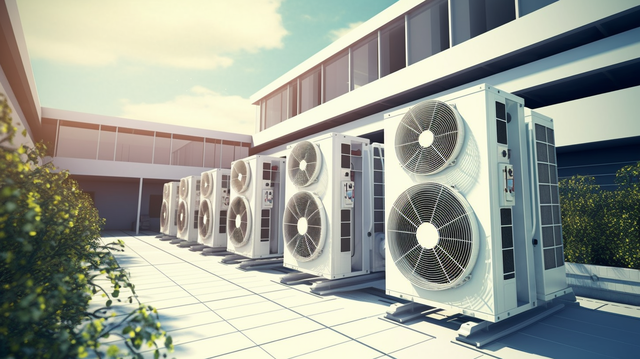 Specialized design of HVAC systems and industrial cooling towers with an energy- and water-saving approach